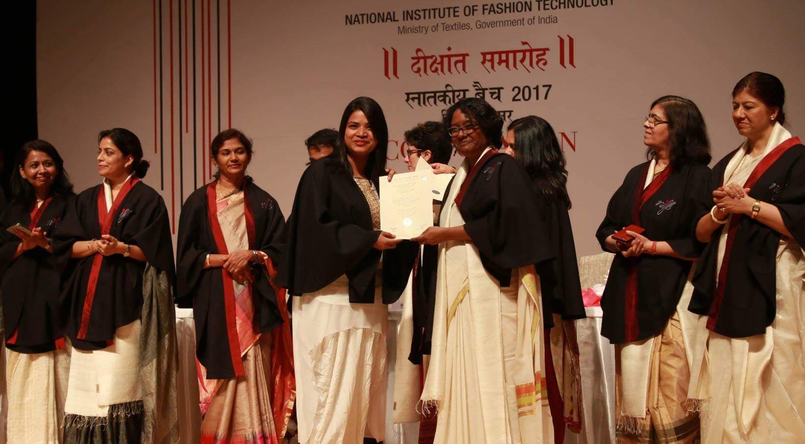 As NIFT Delhi student, received an award for building the innovative tool for fashion industry.